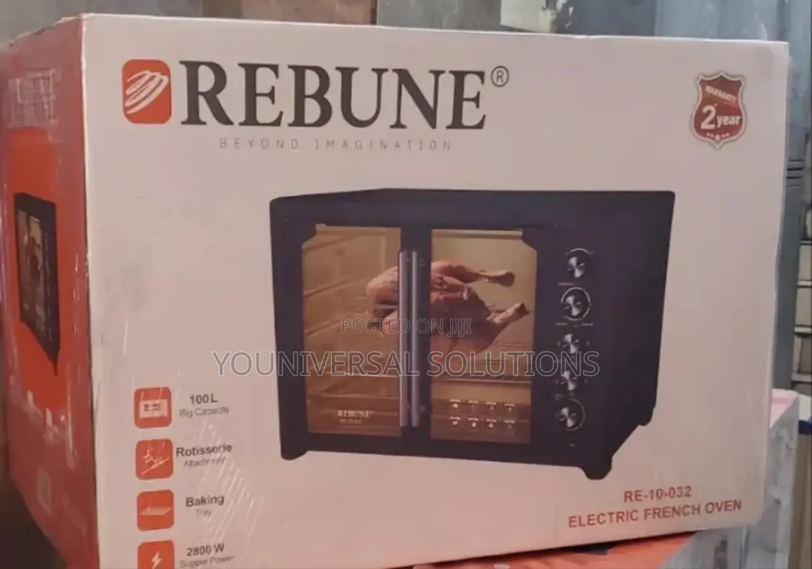 100litres Commercial Double Door Oven