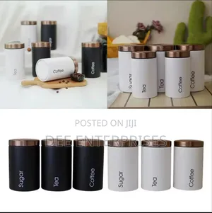 Sugar, Tea, Coffee Canisters