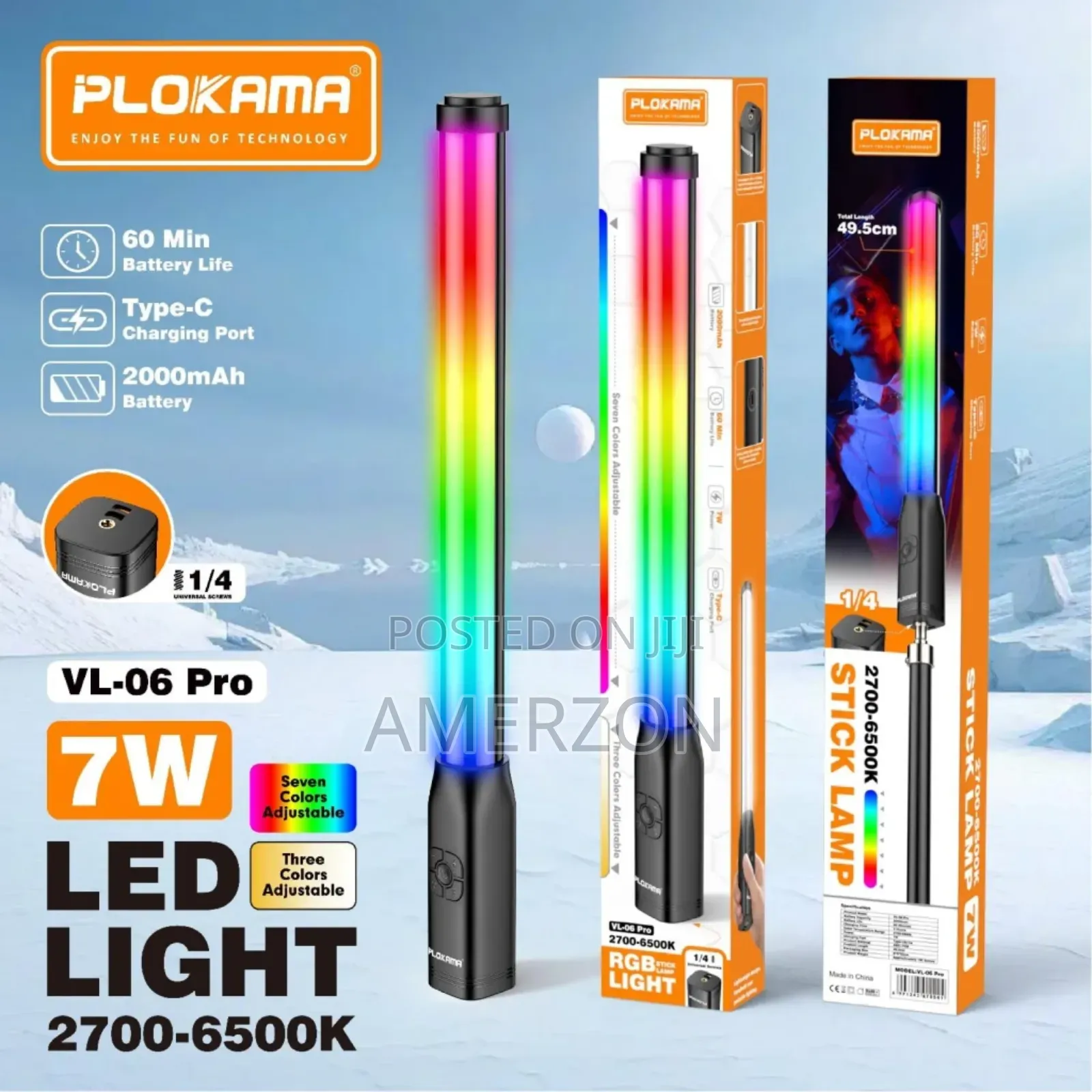 Plokama Vl‐06 Pro Handheld RGB Led Light