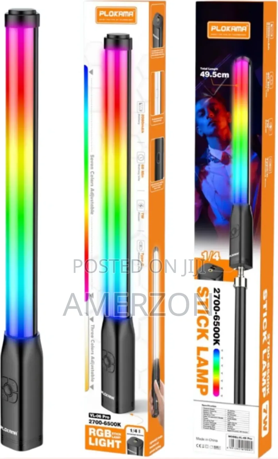 Plokama Vl‐06 Pro Handheld RGB Led Light