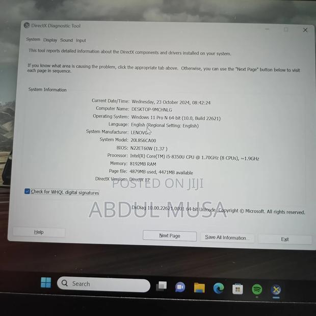 Laptop Lenovo ThinkPad T480s 8GB Intel Core I5 SSD 256GB - thumbnail 5