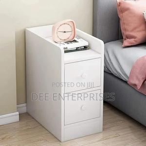 Minimalist Wooden Bedside Table With Drawer - thumbnail 2