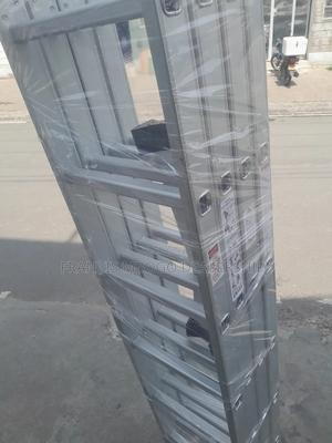 16ft Aluminum Foldable Ladder - thumbnail 2