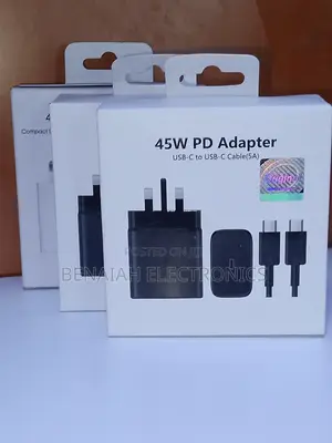 Samsung Charger Reliable Fast Charging Adapter With C to C Cable