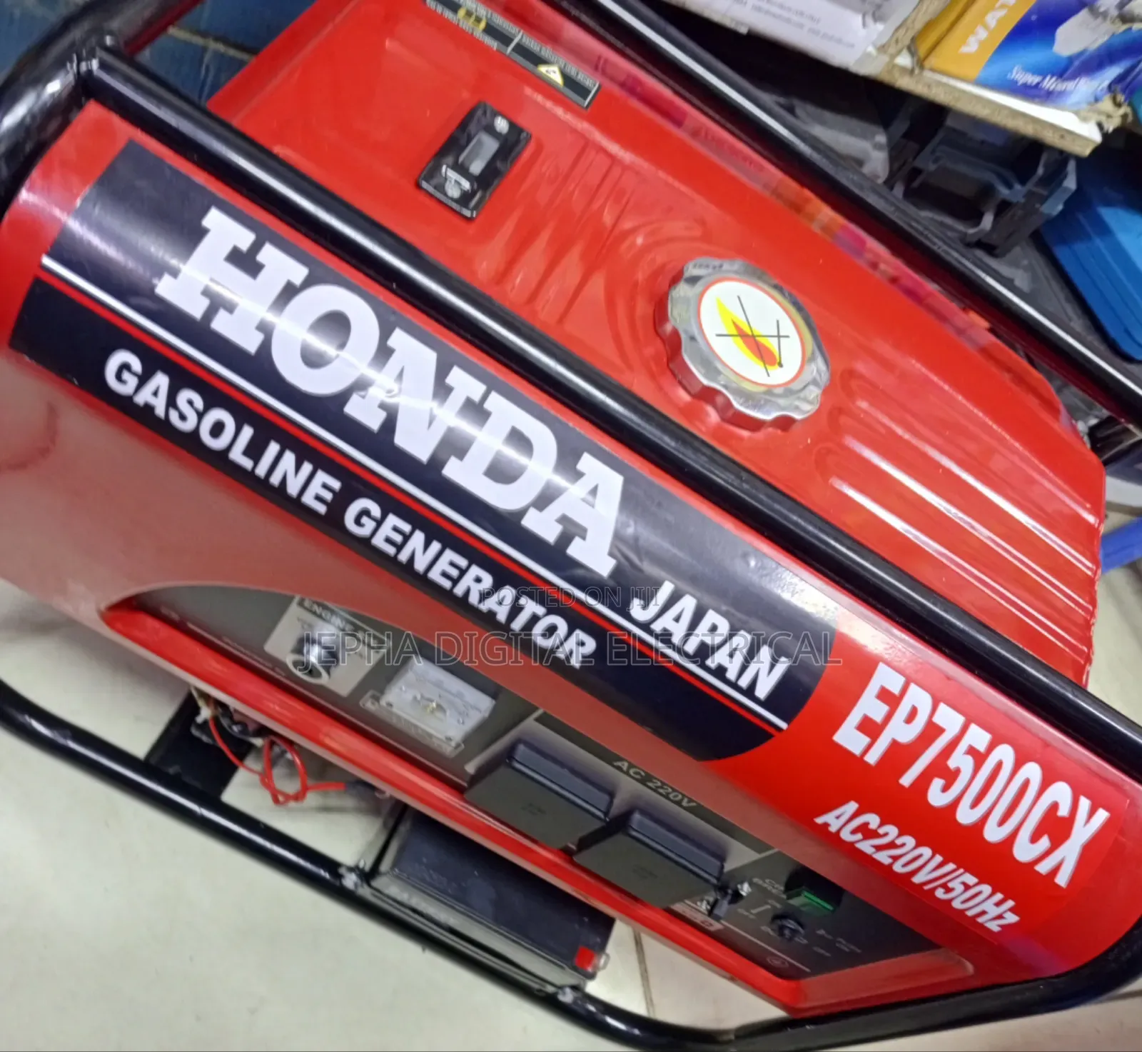 Honda Ep 7500cx Generator Machine With Key Start/Recoil Start