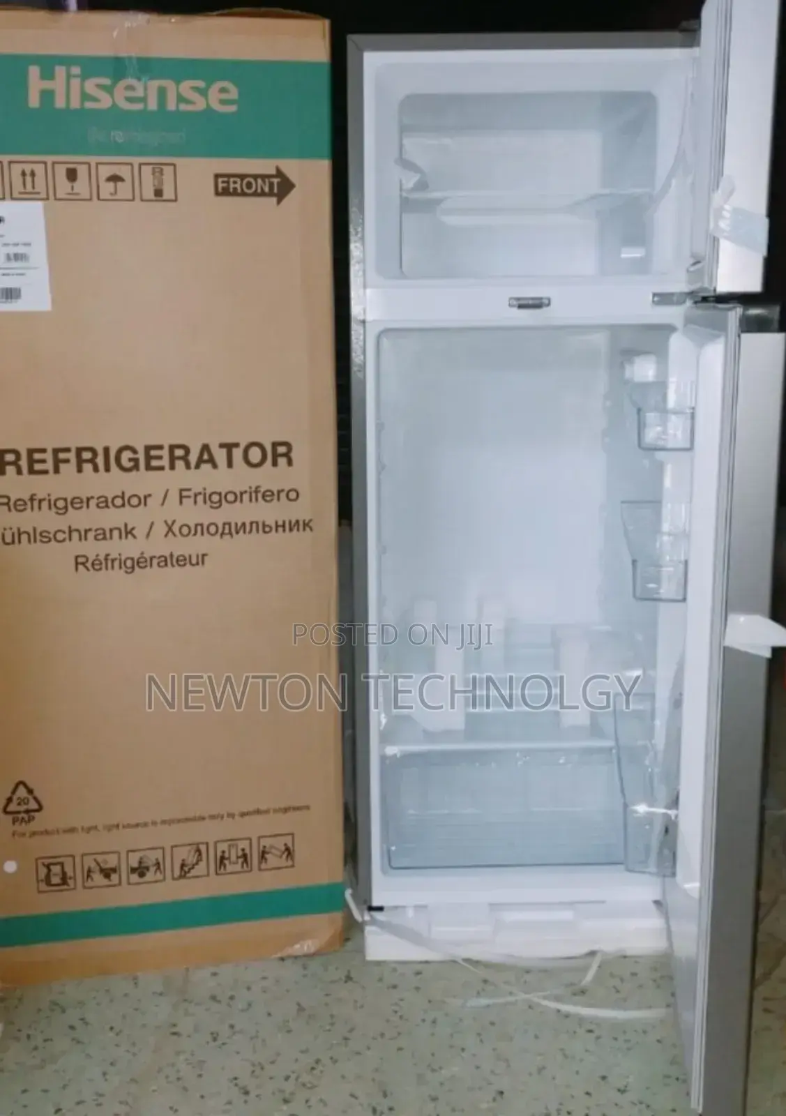 Hisense Fridge 205 Liters Double Door Ref205dr (2yrs Wrty)