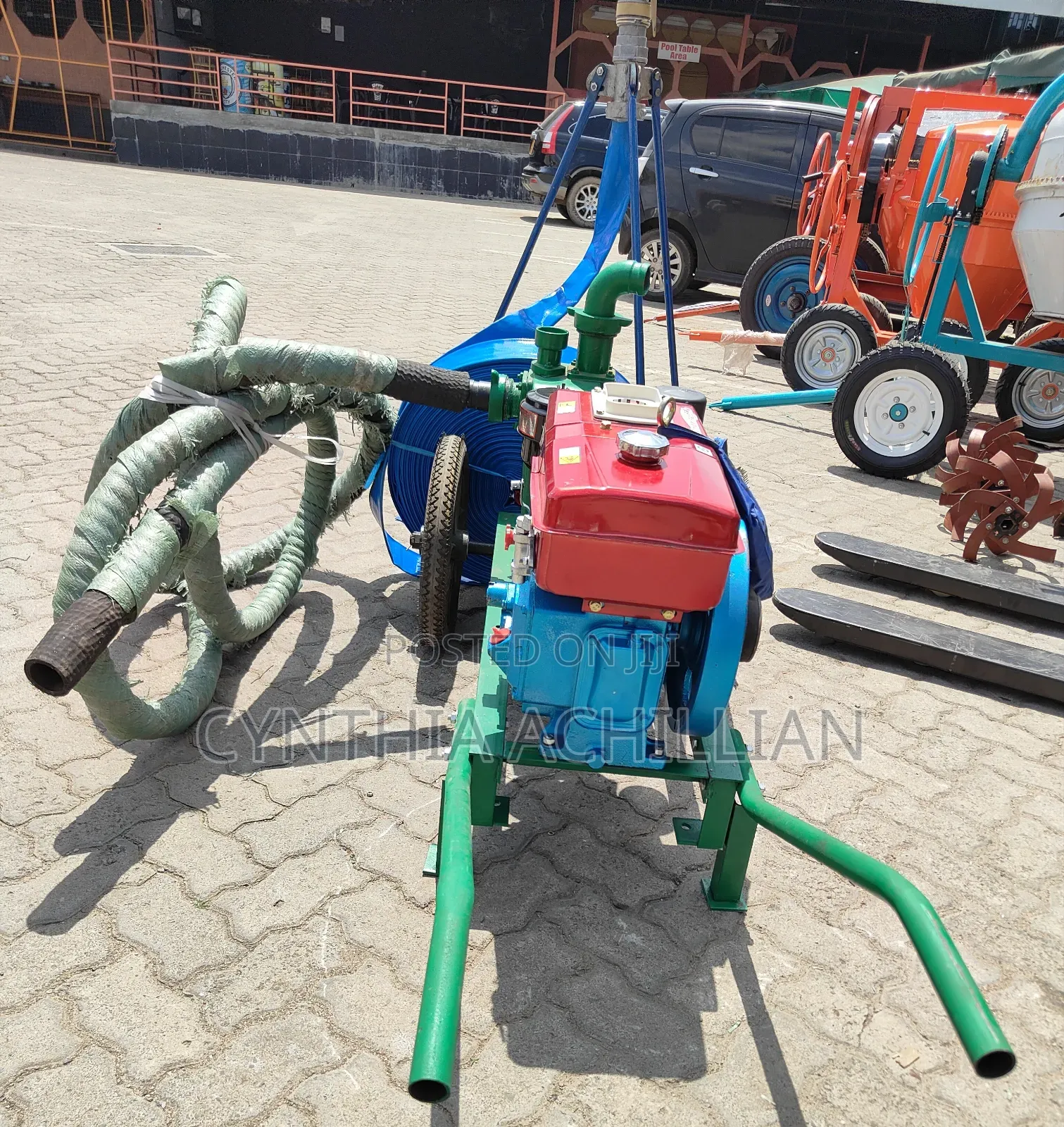 Diesel Water Pump – Complete Set With Sprinkler Pipes