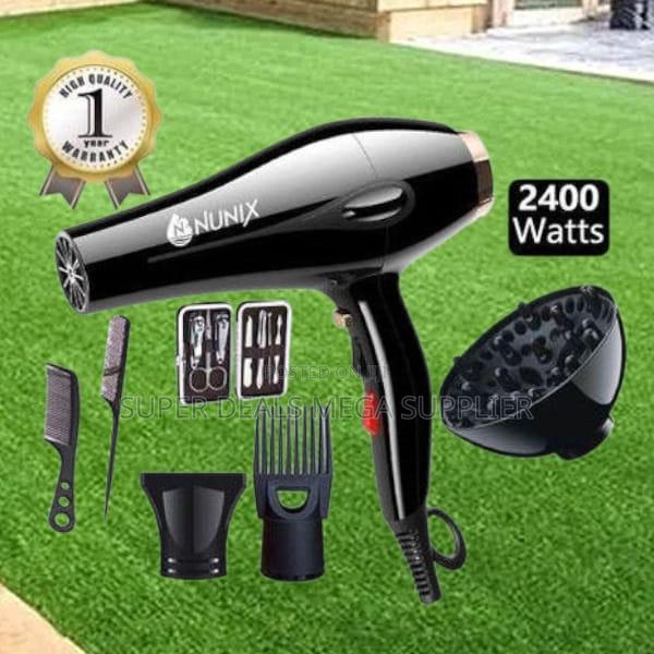Nunix Hd-77c Professional Hair Blow Dryer With High Heat and Speed