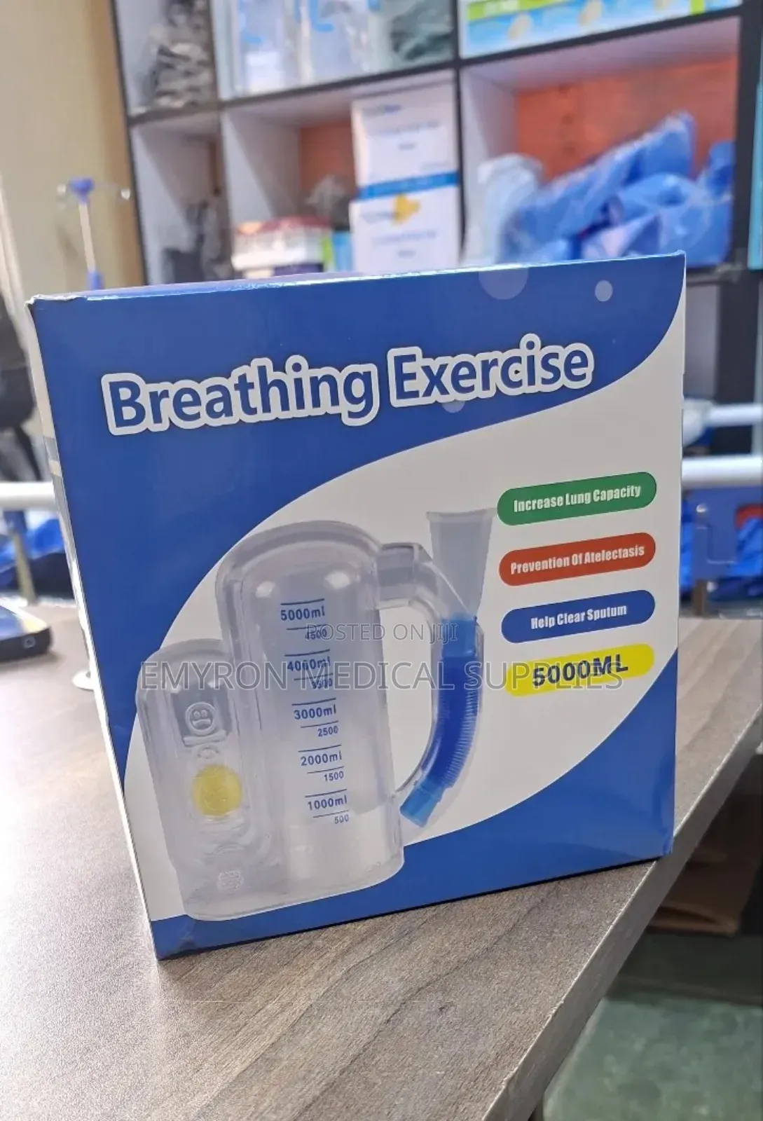 Spirometer Breathing Exercise