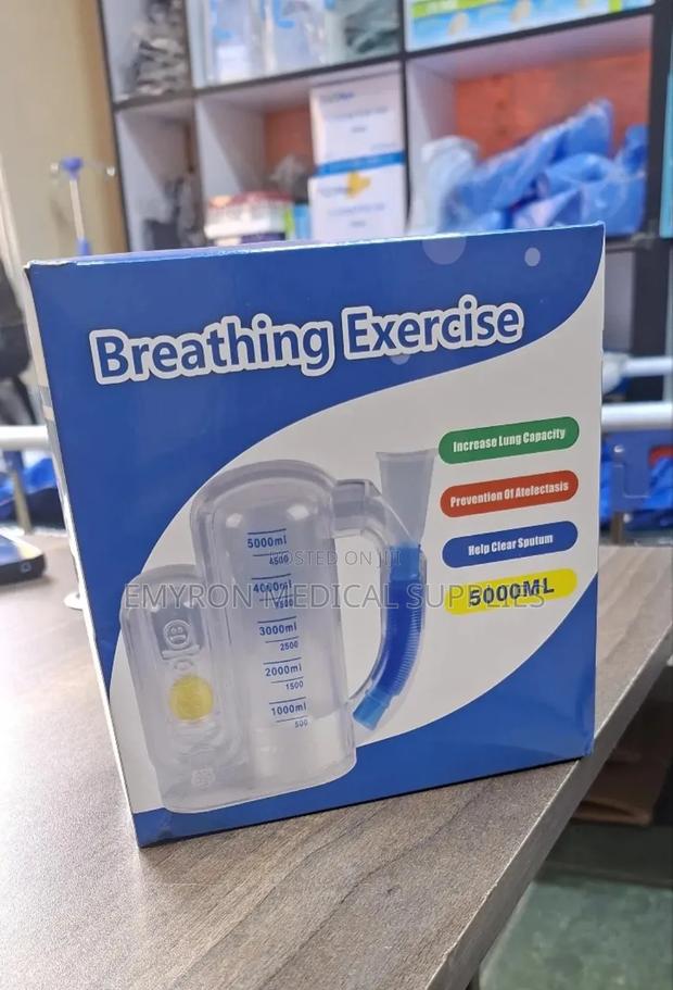 Spirometer Breathing Exercise