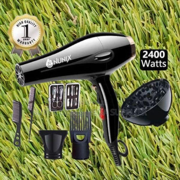 Nunix Hd-77c Hair Blow Dryer 2400 Watts High Power Ideal for Home Use
