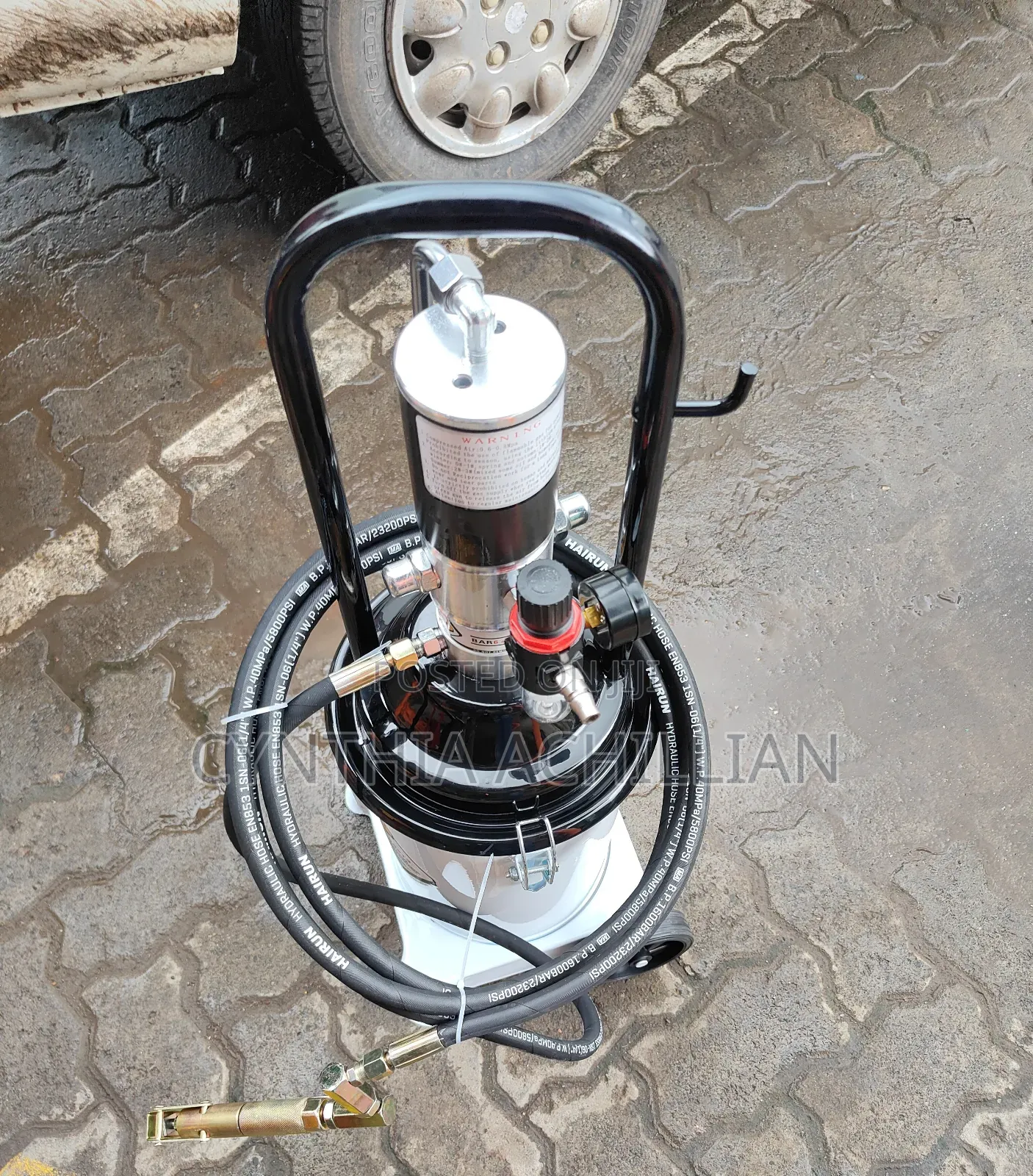 Pneumatic Grease Bucket