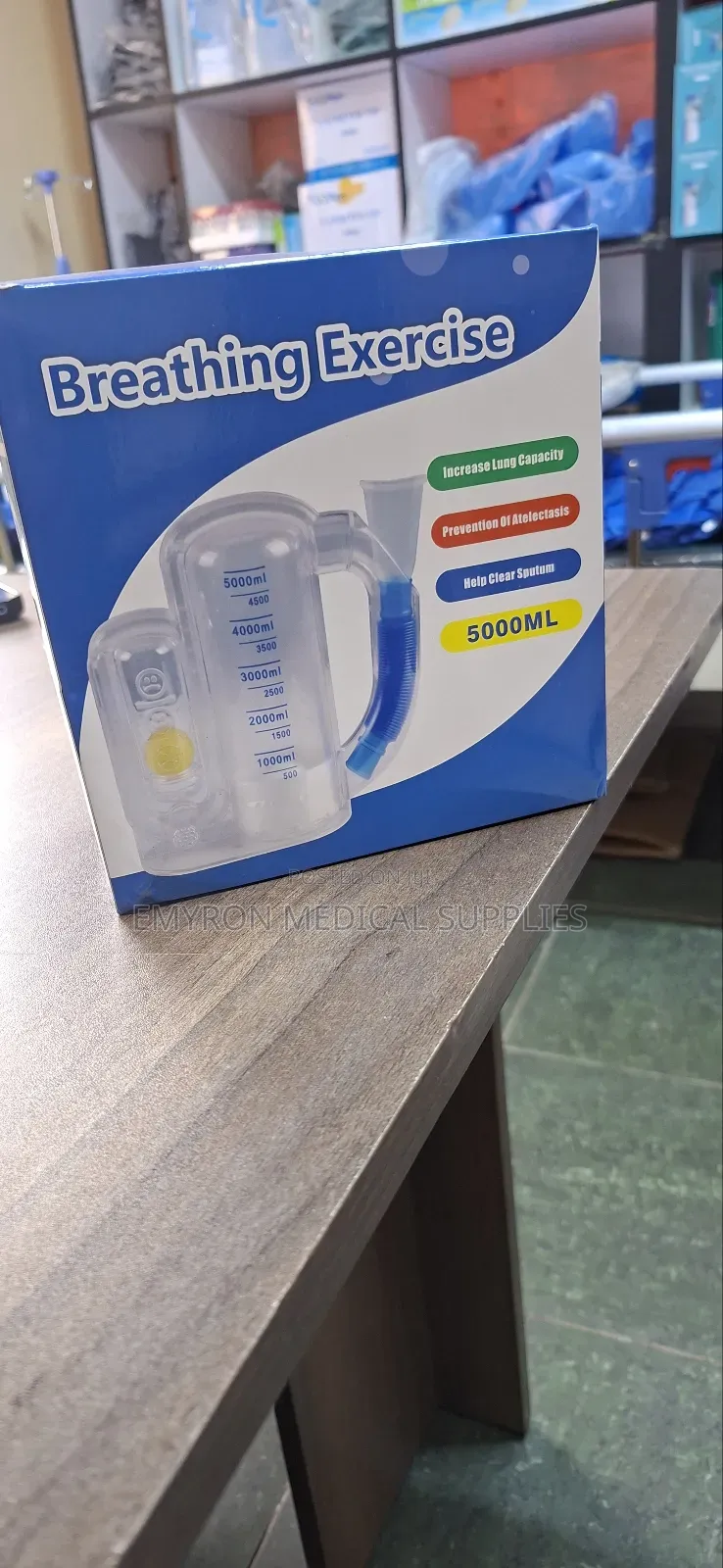 Spirometer Breathing Exercise