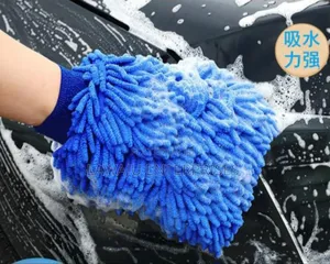 Car Wash Cleaning Gloves Super Microfiber Towel Chenille