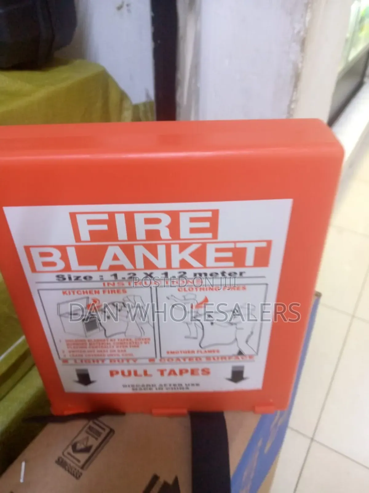 Stay Safe: 1.2m Fire Blanket For Home & Kitchen