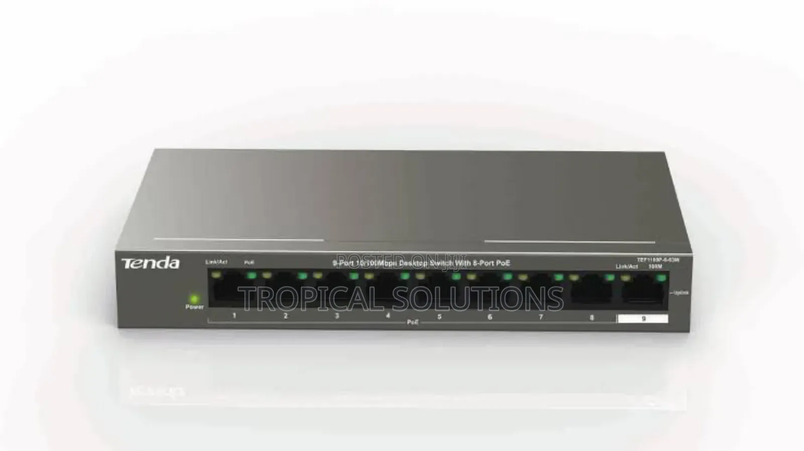 Tenda Tef110p-8-63w 8 Port Poe Switch