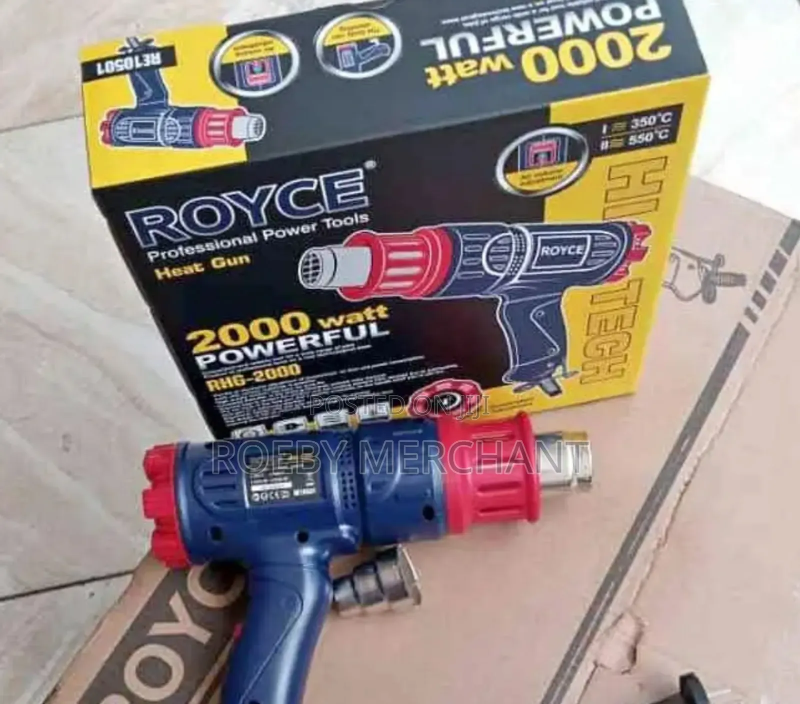 Royce Powerful Heat Gun/2000watts Royce Heat Gun