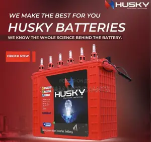 Husky Tall Tubular Deep Cycle Battery 100ah With Acid Made in India