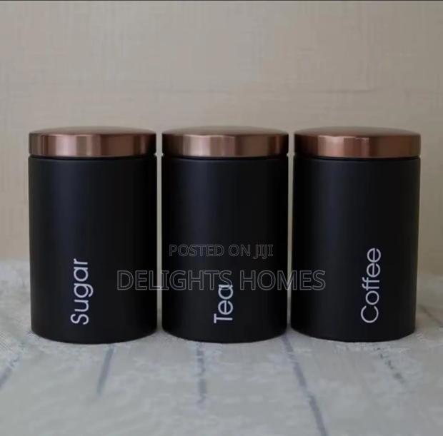 Sugar, Tea, Coffee Canisters-Alp - main view