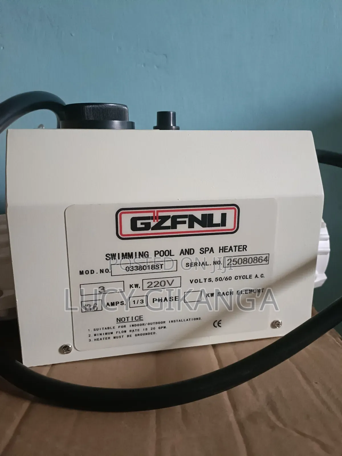 Spa and Jakuzzi Heater