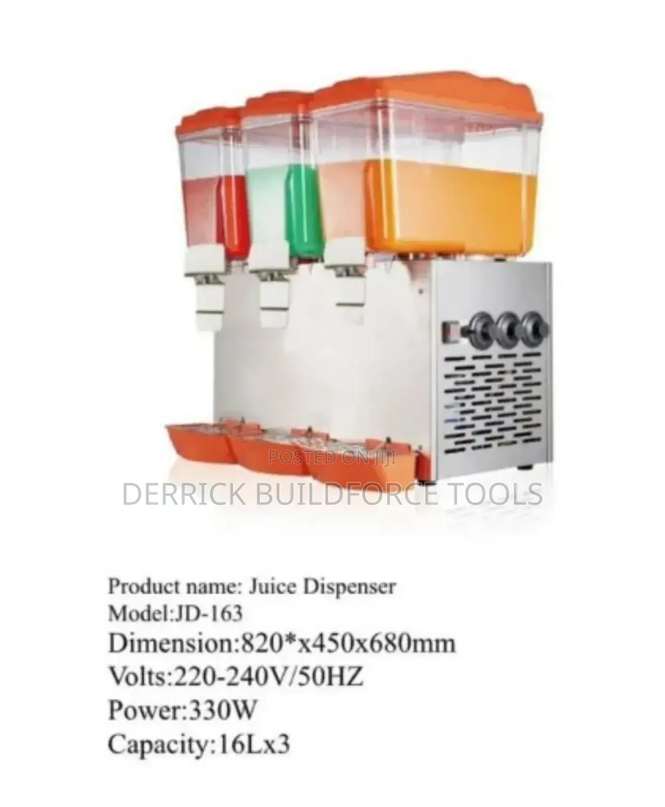 16lx3 Juice Dispenser 330w