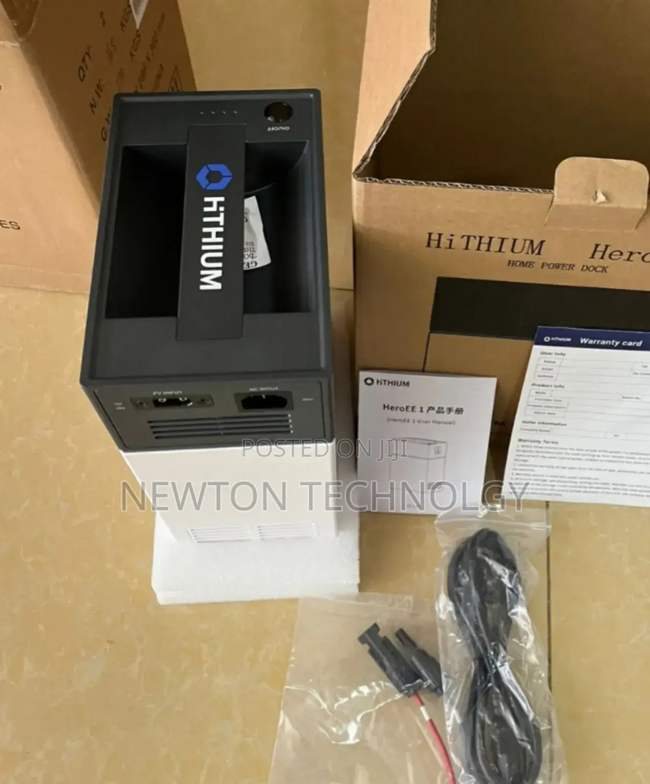 Portable Powerbank Station Solar Power Lithium 3 in 1 Inverter+Battery