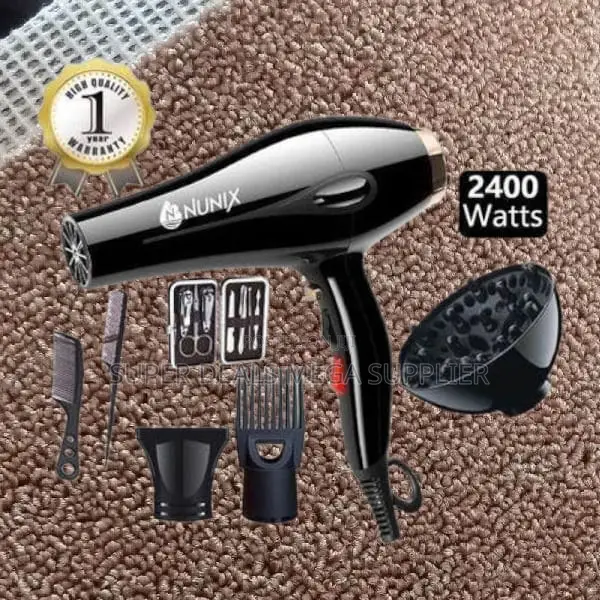 Nunix Hd- 77c Salon Hair Blow Dryer 2400 Watts With Powerful Motor