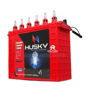Husky Tall Tubular Battery 200ah With Acid Made in India