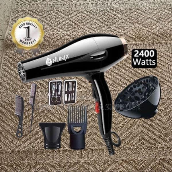 Nunix Hd-77c Professional Hair Blow Dryer- Quiet and Efficient Motor