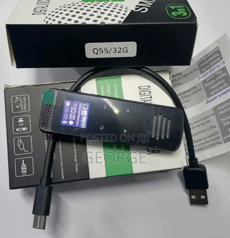 Quality Free Recording Digital 16gb Mp3 Voice Recorder