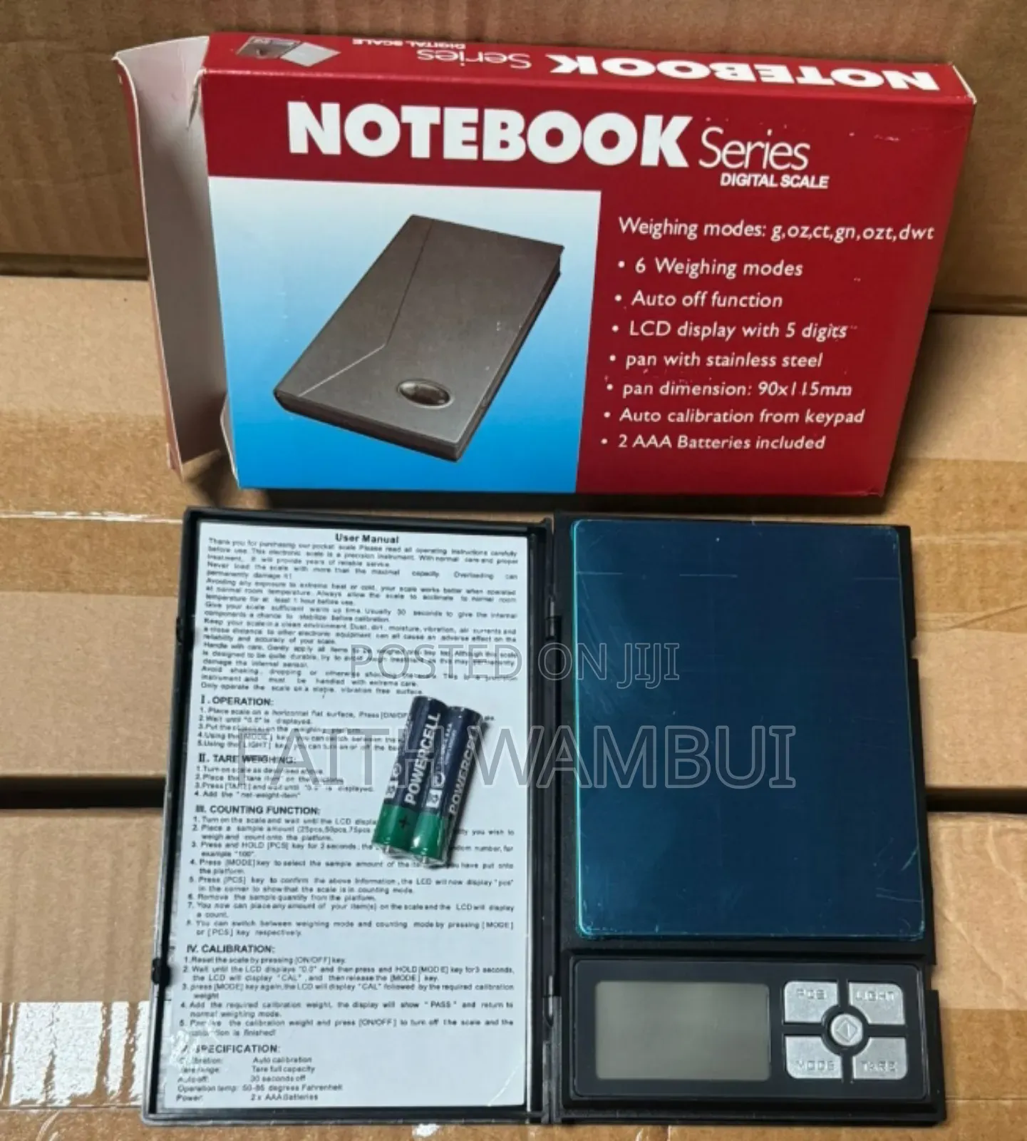 Quality Notebook Gram Weighing Scale/Weighing Scale
