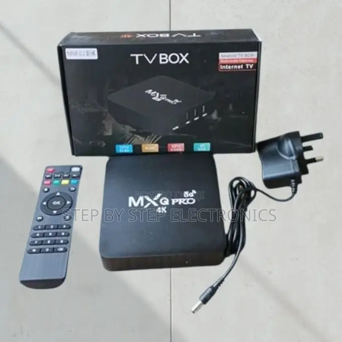 High-Definition Video Support MXQ Pro 8gb+128gb Smart Android Tv Box