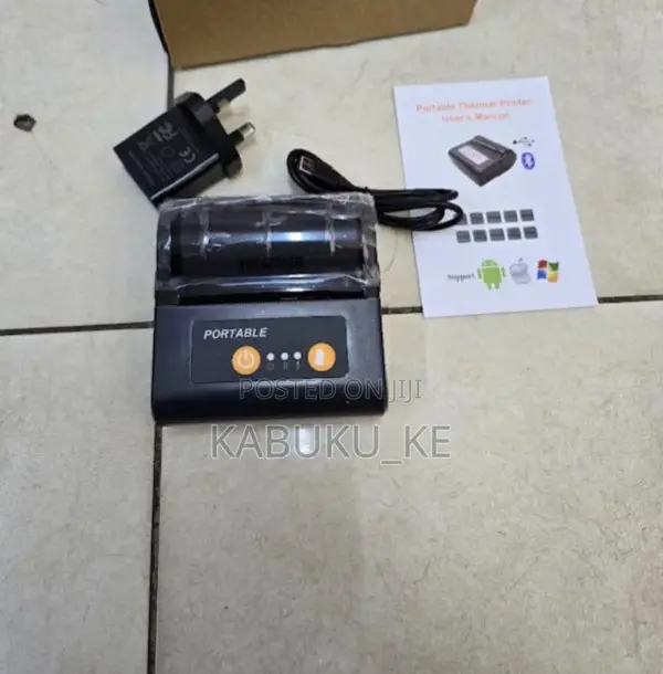 80mm Portable Mini Wireless Portable Bluetooth Thermal Printer