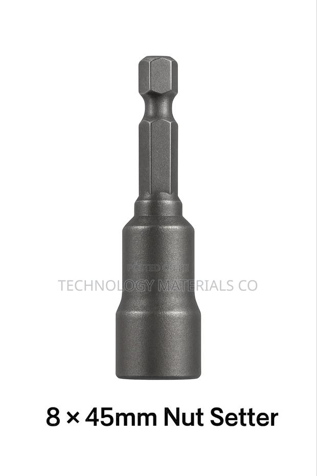 8 × 45mm Nut Setter – Durable Magnetic Socket Bit