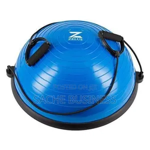 Balance Ball With Resistance Bands