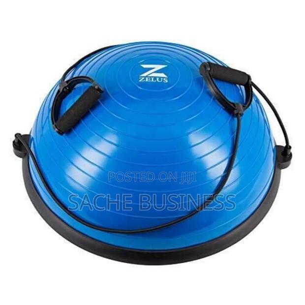 Balance Ball With Resistance Bands - main view