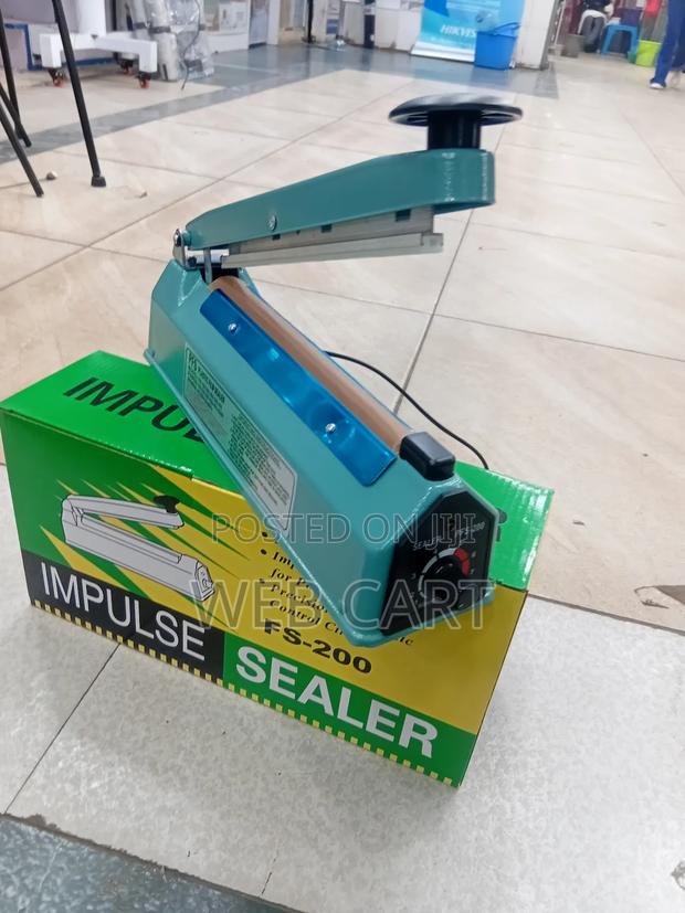 Fs-200 Heat Sealer – Impulse Sealing Machine for Packaging - main view