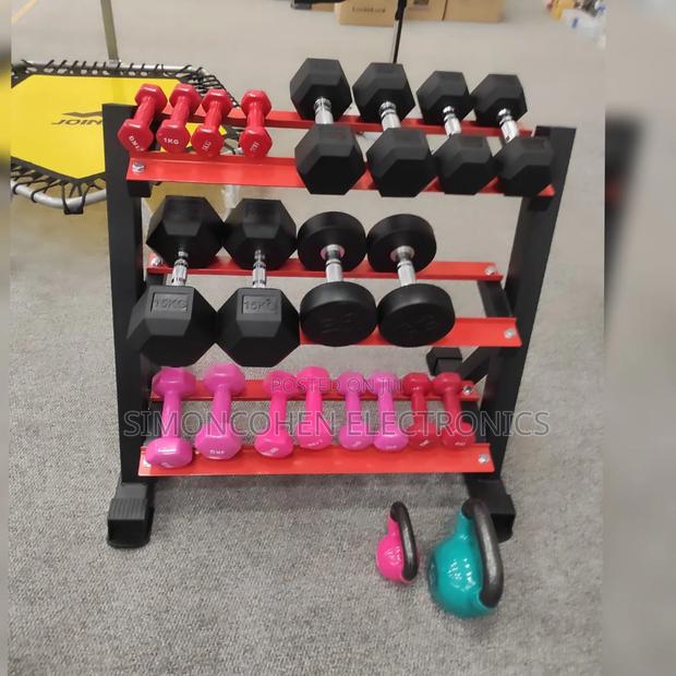 3 Tier Dumbells Rack - main view
