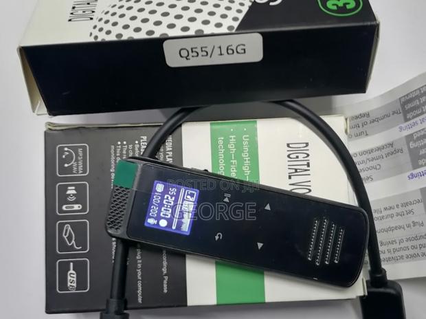 Flexible Q55 Digital Voice Recorder 16gb Touch Screen