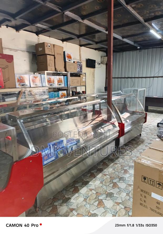 Modernized 8fits Long Meat Chiller Display/ Refrigerator - main view