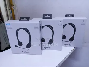 Logitech H111 Stereo Headset!! One Plug Logitech H111!!