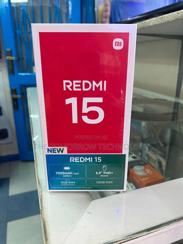 New Xiaomi Redmi 15 5G 256 GB Black