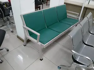 3-Link Sleek Metallic Frame Bench