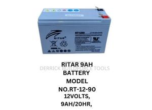 Ritar 12v 9ah Deep Cycle Battery - thumbnail 2