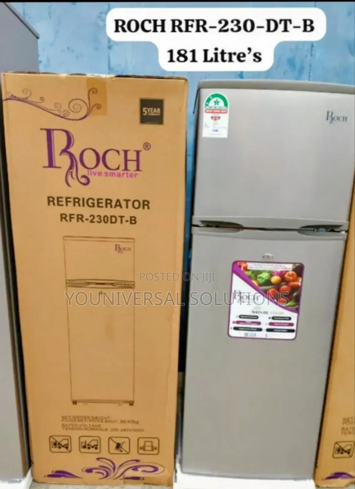 Roch RFR-230-Dt-B 2 Door (181 Litres )