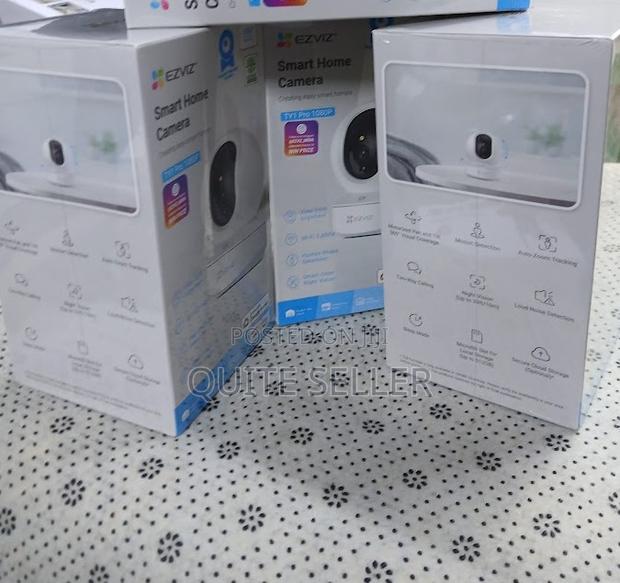 Smart Wi-Fi Pan Tilt Camera - Two Storage Options - main view