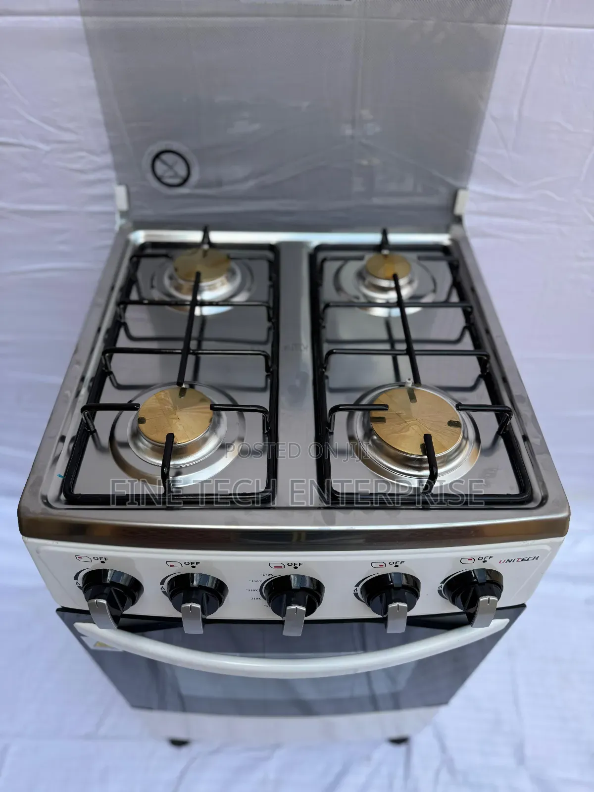 Unitech Free Standing 4 Gas,Gas Oven-50*55