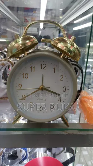 Vintage-Style Twin Bell Alarm Clock.