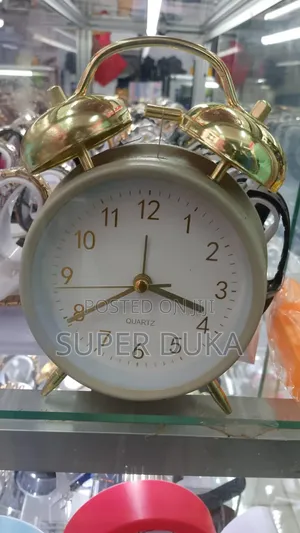 Vintage-Style Twin Bell Alarm Clock.