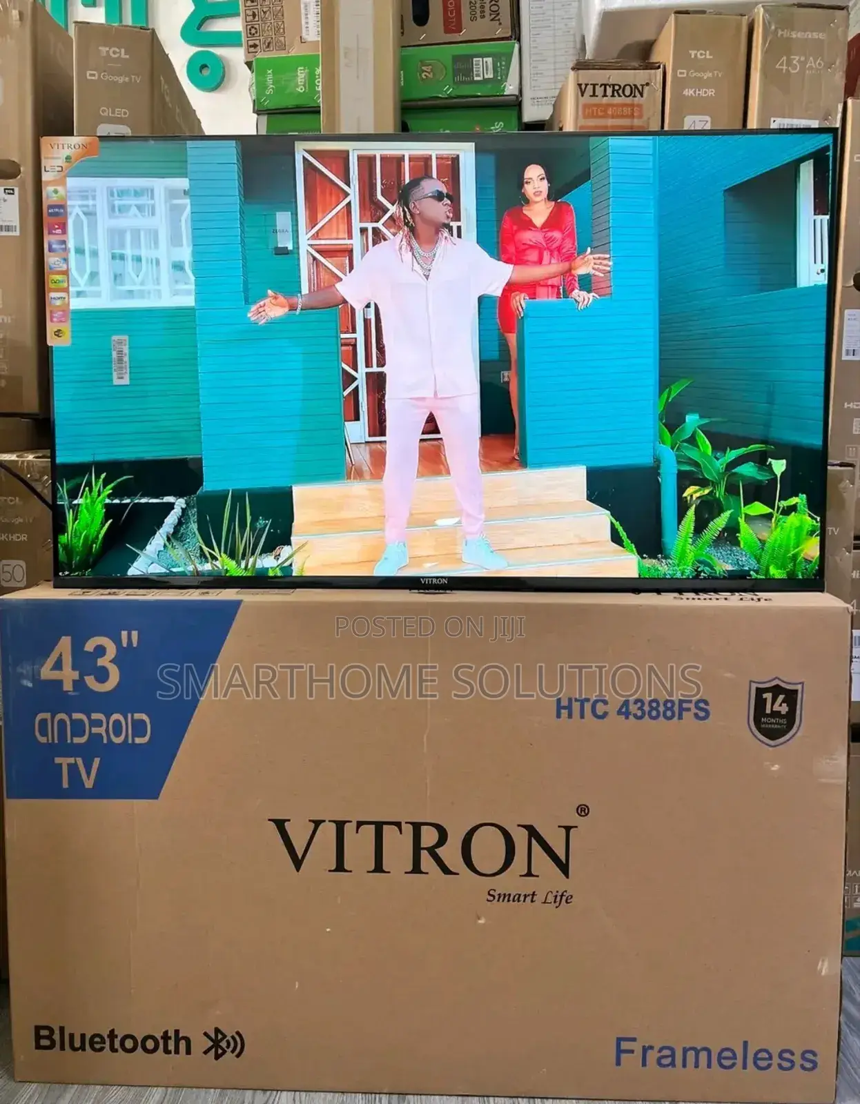 Vitron 43inch With Bluetooth And Wifi Connectivity